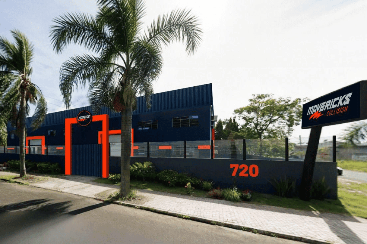 Instalações premium da Mavericks Collision